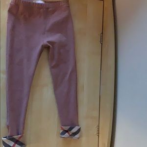 Girl Burberry leggings